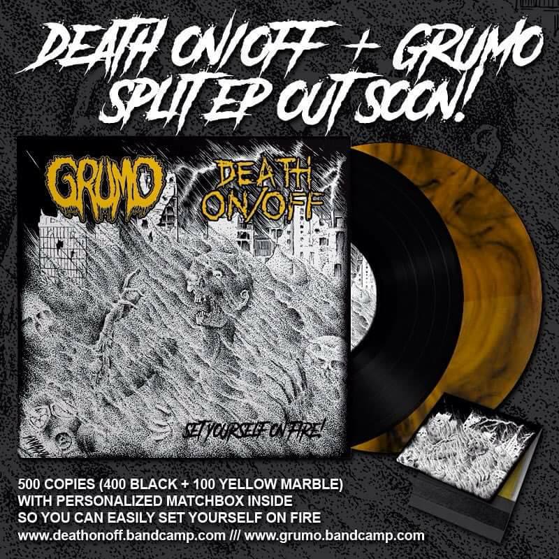 Grumo Death ON/OFF Album Flyer